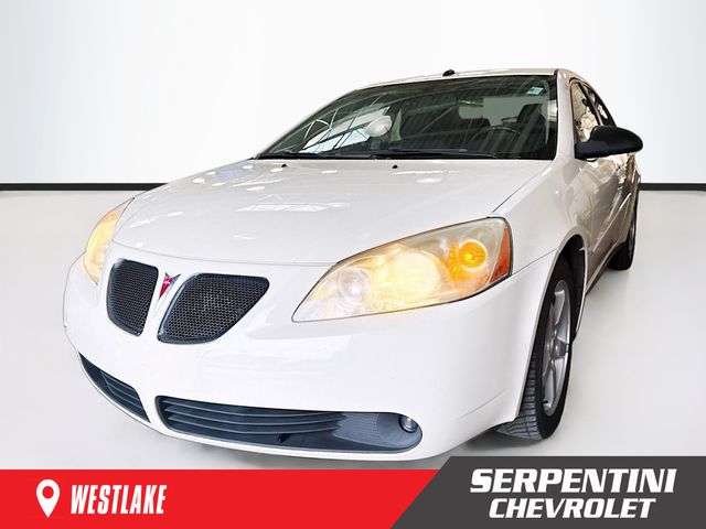 Ivory White 2008 Pontiac G6 Sedan Front-Wheel Drive 4-Speed Automatic Overdrive