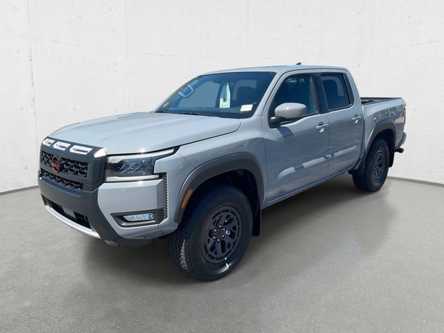 Boulder Gray Pearl 2026 Nissan Frontier PRO-4X Crew Cab 4WD Pickup Truck Four-Wheel Drive 9-Speed Automatic Overdrive