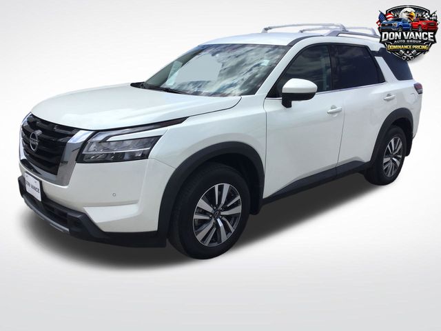 Pearl White Tricoat 2024 Nissan Pathfinder SUV / Crossover Front-Wheel Drive 9-Speed Automatic