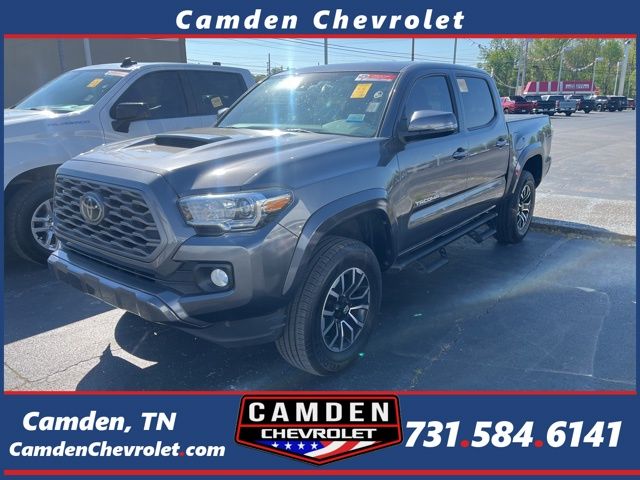 Magnetic Gray Metallic 2022 Toyota Tacoma TRD Sport Double Cab RWD Pickup Truck 4X2 6-Speed Automatic