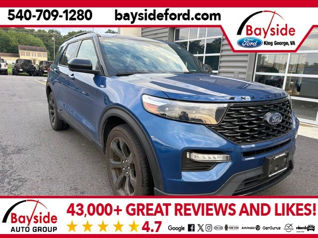 Atlas Blue Metallic 2023 Ford Explorer SUV / Crossover All-Wheel Drive Automatic