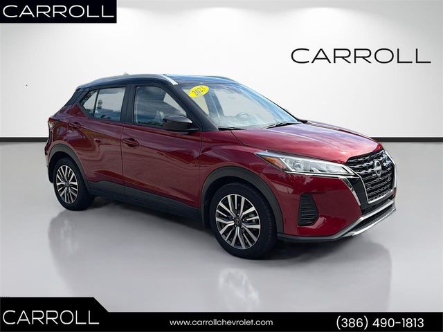 Red (Scarlet Ember Tintcoat/Super Black) 2023 Nissan Kicks SUV / Crossover Front-Wheel Drive Continuously Variable Transmission
