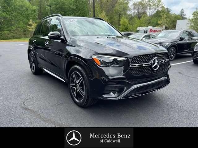 Obsidian Black Metallic 2024 Mercedes-Benz GLE 350 4MATIC SUV / Crossover All-Wheel Drive 9-Speed Automatic
