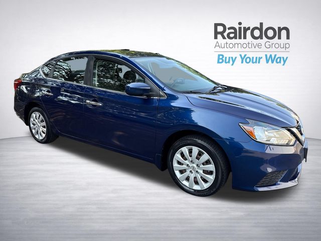 Deep Blue Pearl 2017 Nissan Sentra Sedan Front-Wheel Drive Continuously Variable Transmission