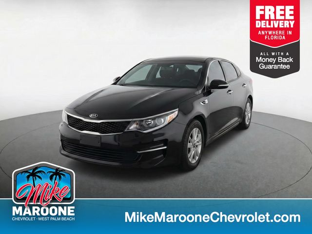 Ebony Black 2017 Kia Optima Sedan Front-Wheel Drive 6-Speed Automatic
