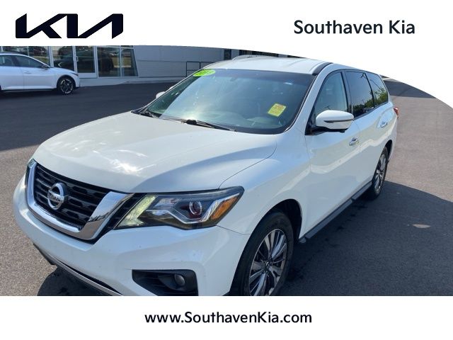 Glacier White (Fleet) 2018 Nissan Pathfinder SL SUV / Crossover Front-Wheel Drive Continuously Variable Transmission