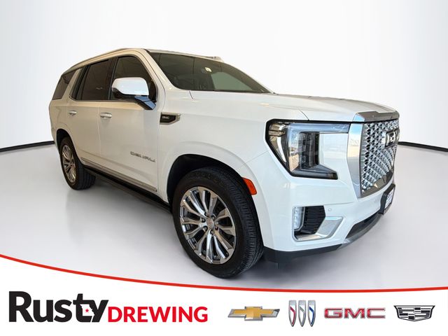 White Frost 2021 GMC Yukon Denali 4WD SUV / Crossover Four-Wheel Drive