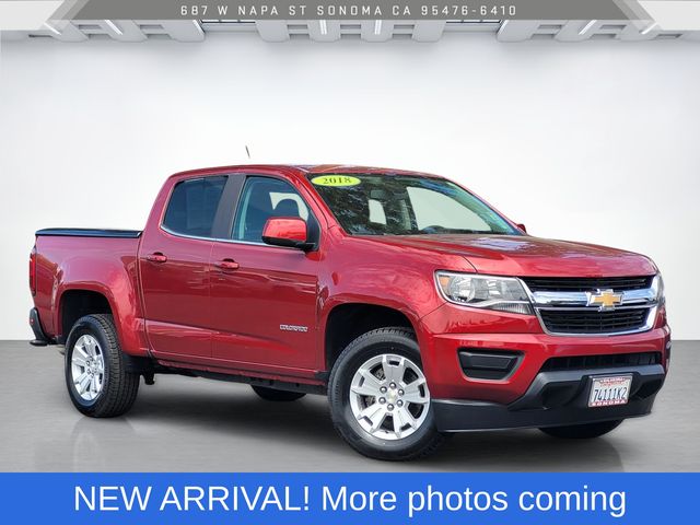 Cajun Red Tintcoat 2018 Chevrolet Colorado Pickup Truck 4X2 8-Speed Automatic