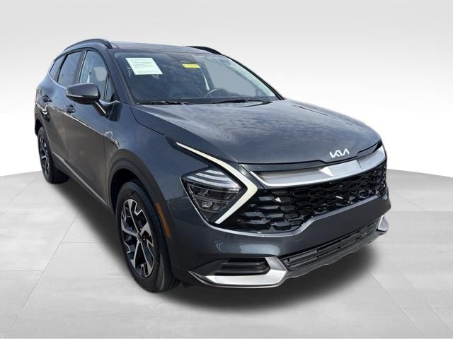 Gravity Gray 2025 Kia Sportage Hybrid SUV / Crossover All-Wheel Drive 6-Speed Automatic