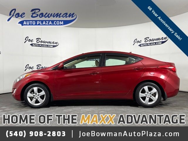 Red Allure 2013 Hyundai Elantra Sedan Front-Wheel Drive 6-Speed Automatic Overdrive