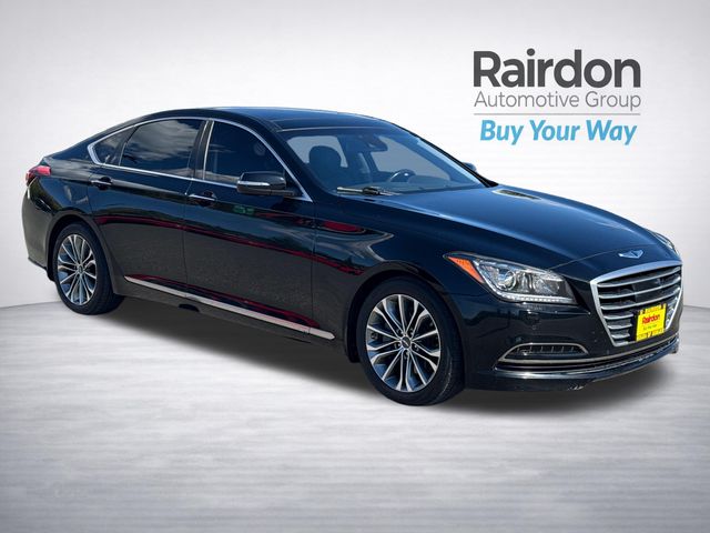 Caspian Black 2015 Hyundai Genesis Sedan 8-Speed Automatic