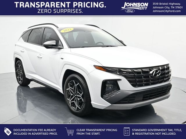 Quartz White 2022 Hyundai Tucson SUV / Crossover Front-Wheel Drive 8-Speed Automatic