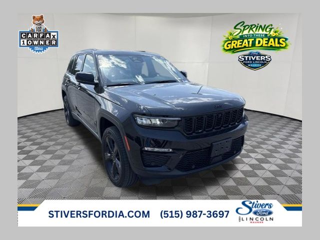 Diamond Black Crystal Pearlcoat 2024 Jeep Grand Cherokee Limited 4WD SUV / Crossover Four-Wheel Drive 8-Speed Automatic