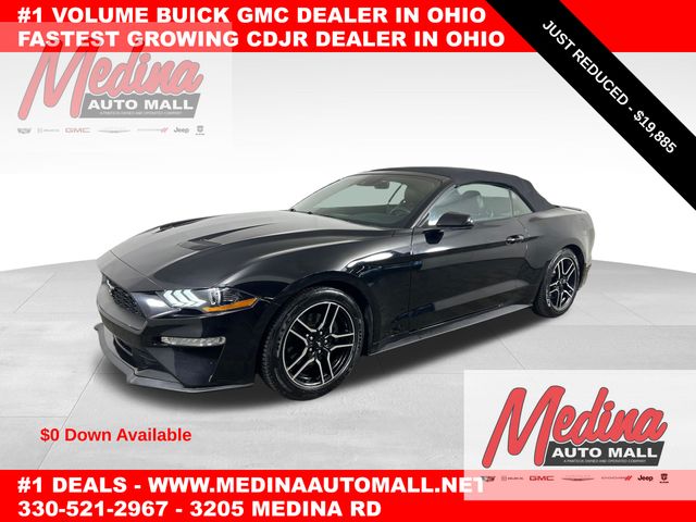 Shadow Black 2021 Ford Mustang EcoBoost Premium Convertible RWD Convertible Rear-Wheel Drive Automatic