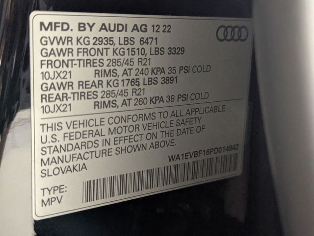 used 2023 Audi Q8 car, priced at $53,781