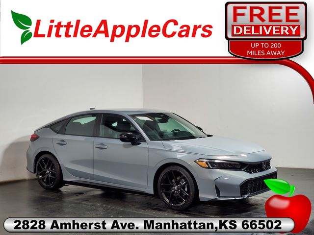 Urban Gray Pearl 2026 Honda Civic Hatchback Hatchback Front-Wheel Drive Continuously Variable Transmission