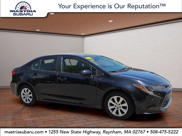 Midnight Black Metallic 2025 Toyota Corolla Sedan Front-Wheel Drive Continuously Variable Transmission