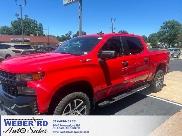 Red Hot 2020 Chevrolet Silverado 1500 Pickup Truck Four-Wheel Drive 6-Speed Automatic Overdrive