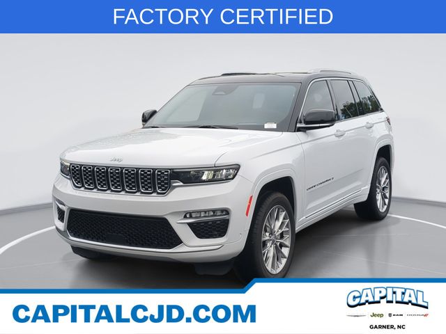 Bright White Clearcoat 2022 Jeep Grand Cherokee Summit RWD SUV / Crossover 4X2 8-Speed Automatic