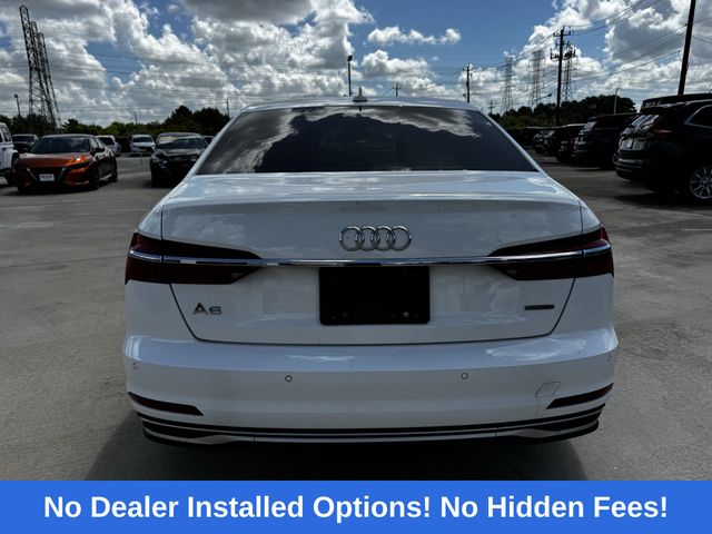 2024 Audi A6 45 Premium Plus White at DeMontrond Gulf Freeway