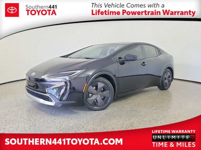 Midnight Black Metallic 2023 Toyota Prius Prime Hatchback Front-Wheel Drive Continuously Variable Transmission
