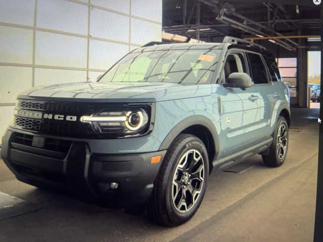 Blue (Azure Gray Metallic) 2025 Ford Bronco Sport Outer Banks AWD SUV / Crossover All-Wheel Drive 8-Speed Automatic