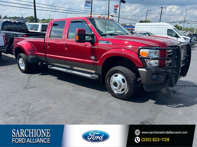 Ruby Red Metallic 2016 Ford F-350 Super Duty Pickup Truck Four-Wheel Drive 6-Speed Automatic