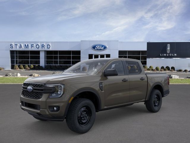 Gray 2026 Ford Ranger XL SuperCrew 4WD Pickup Truck Four-Wheel Drive Automatic