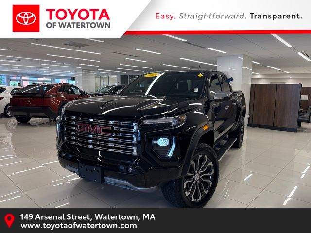 Onyx Black 2024 GMC Canyon Denali Crew Cab 4WD Pickup Truck Four-Wheel Drive 8-Speed Automatic
