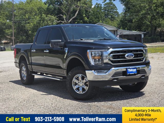 Black Metallic 2021 Ford F-150 Pickup Truck Four-Wheel Drive Automatic