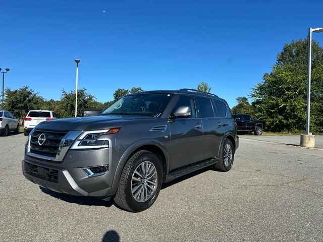 Gray (Gun Metallic) 2021 Nissan Armada SUV / Crossover 4X2 7-Speed Automatic