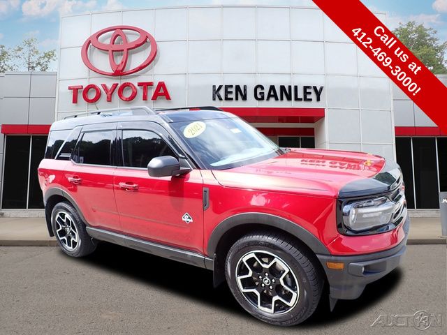 Red Metallic 2021 Ford Bronco Sport SUV / Crossover All-Wheel Drive 8-Speed Automatic