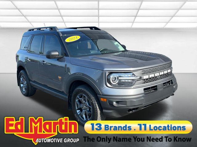 Gray Metallic 2021 Ford Bronco Sport SUV / Crossover All-Wheel Drive 8-Speed Automatic