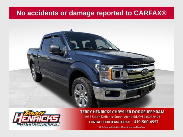 Blue Jeans Metallic 2018 Ford F-150 Pickup Truck Four-Wheel Drive Automatic