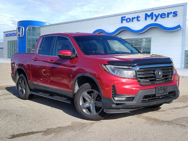 Radiant Red Metallic II 2022 Honda Ridgeline RTL AWD Pickup Truck All-Wheel Drive 9-Speed Automatic