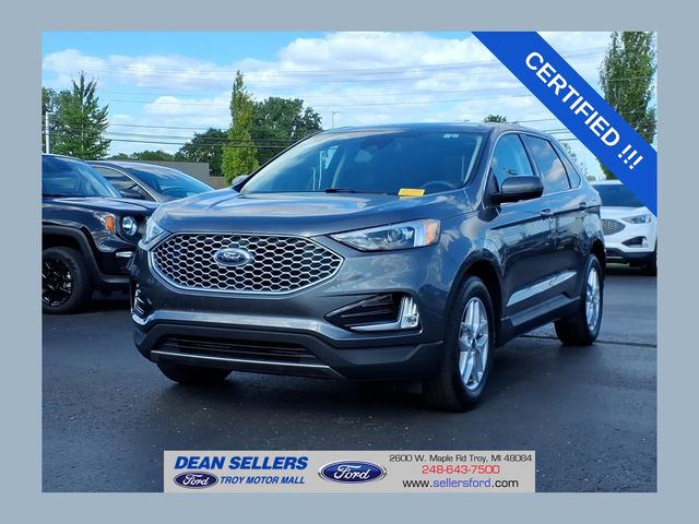Carbonized Gray Metallic 2024 Ford Edge SUV / Crossover All-Wheel Drive 8-Speed Automatic