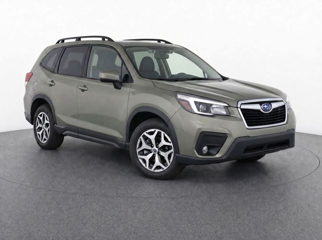 Used 2021 Green Subaru Premium image 3