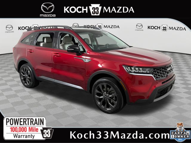 Passion Red Tintcoat 2023 Kia Sorento X-Line EX AWD SUV / Crossover All-Wheel Drive 8-Speed Dual Clutch