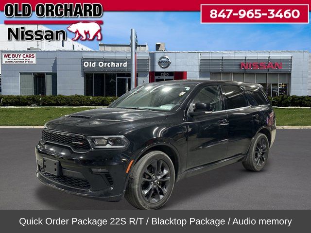 DB Black Crystal Clearcoat 2022 Dodge Durango R/T AWD SUV / Crossover All-Wheel Drive 8-Speed Automatic