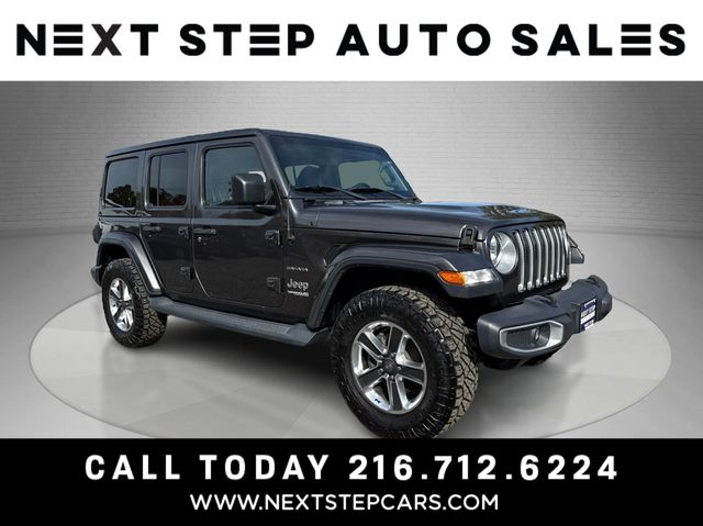 Gray (Granite Crystal Metallic Clearcoat) 2018 Jeep Wrangler Unlimited Sahara 4WD SUV / Crossover Four-Wheel Drive 6-Speed Manual