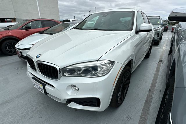 White Metallic 2019 BMW X6 SUV / Crossover All-Wheel Drive 8-Speed Automatic