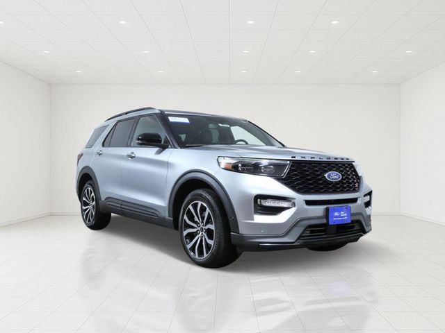 Silver Metallic 2020 Ford Explorer SUV / Crossover All-Wheel Drive Automatic