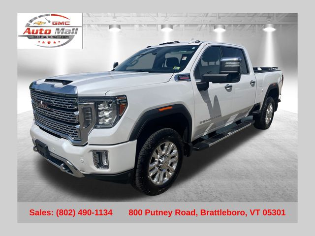 White Frost Tricoat 2020 GMC Sierra 3500HD Pickup Truck Four-Wheel Drive Automatic
