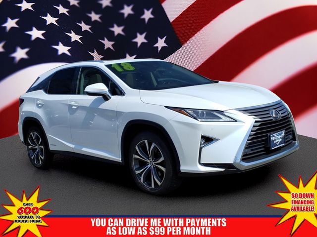 Eminent White Pearl 2018 Lexus RX Hybrid 450h AWD SUV / Crossover All-Wheel Drive Continuously Variable Transmission