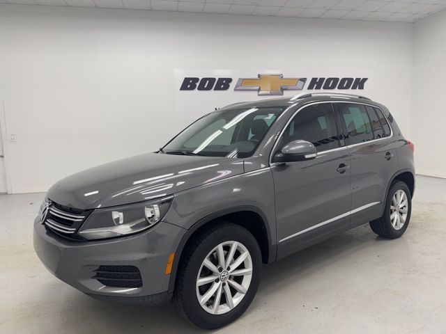 Pepper / Gray 2017 Volkswagen Tiguan Wolfsburg 4Motion SUV / Crossover All-Wheel Drive 6-Speed Automatic