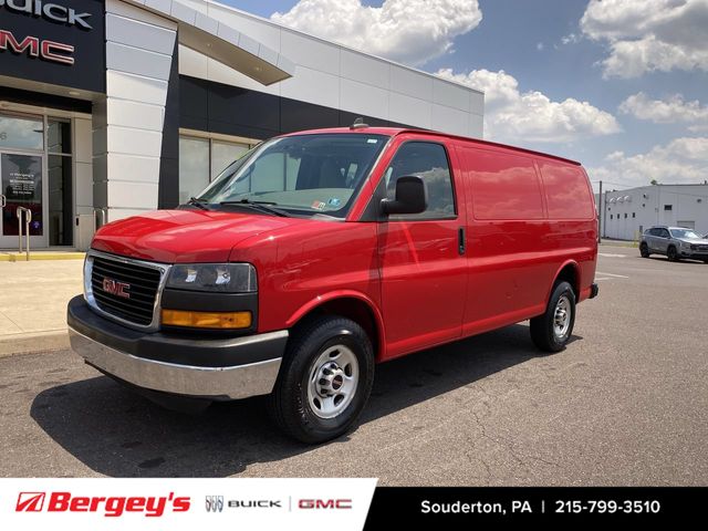 Cardinal Red 2020 GMC Savana Cargo Van Rear-Wheel Drive 6-Speed Automatic Overdrive