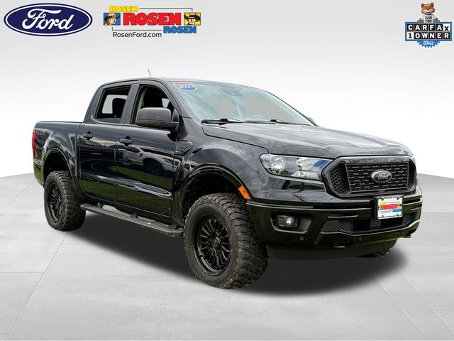 Shadow Black 2023 Ford Ranger Pickup Truck Four-Wheel Drive Automatic