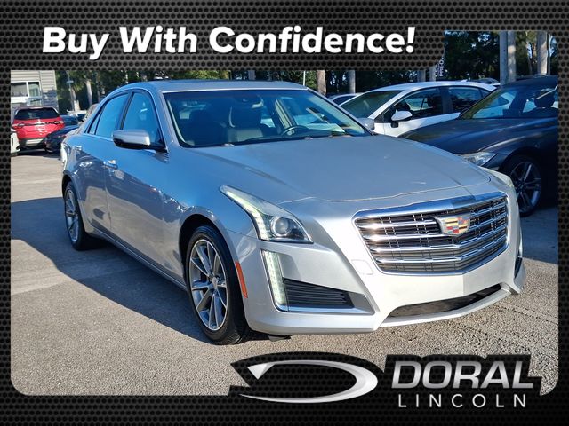 Radiant Silver Metallic 2019 Cadillac CTS Sedan Rear-Wheel Drive 8-Speed Automatic