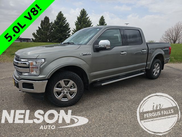 Silver Spruce Metallic 2020 Ford F-150 Lariat SuperCrew 4WD Pickup Truck Four-Wheel Drive Automatic