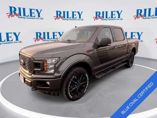 Gray (Magnetic Metallic) 2019 Ford F-150 XLT SuperCrew 4WD Pickup Truck Four-Wheel Drive Automatic